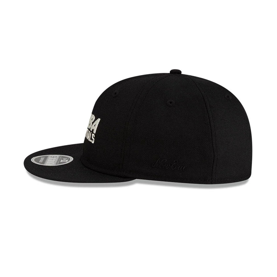 This is a FOG x WNBA Logo Black Retro Crown 9FIFTY Adjustable Cap 6