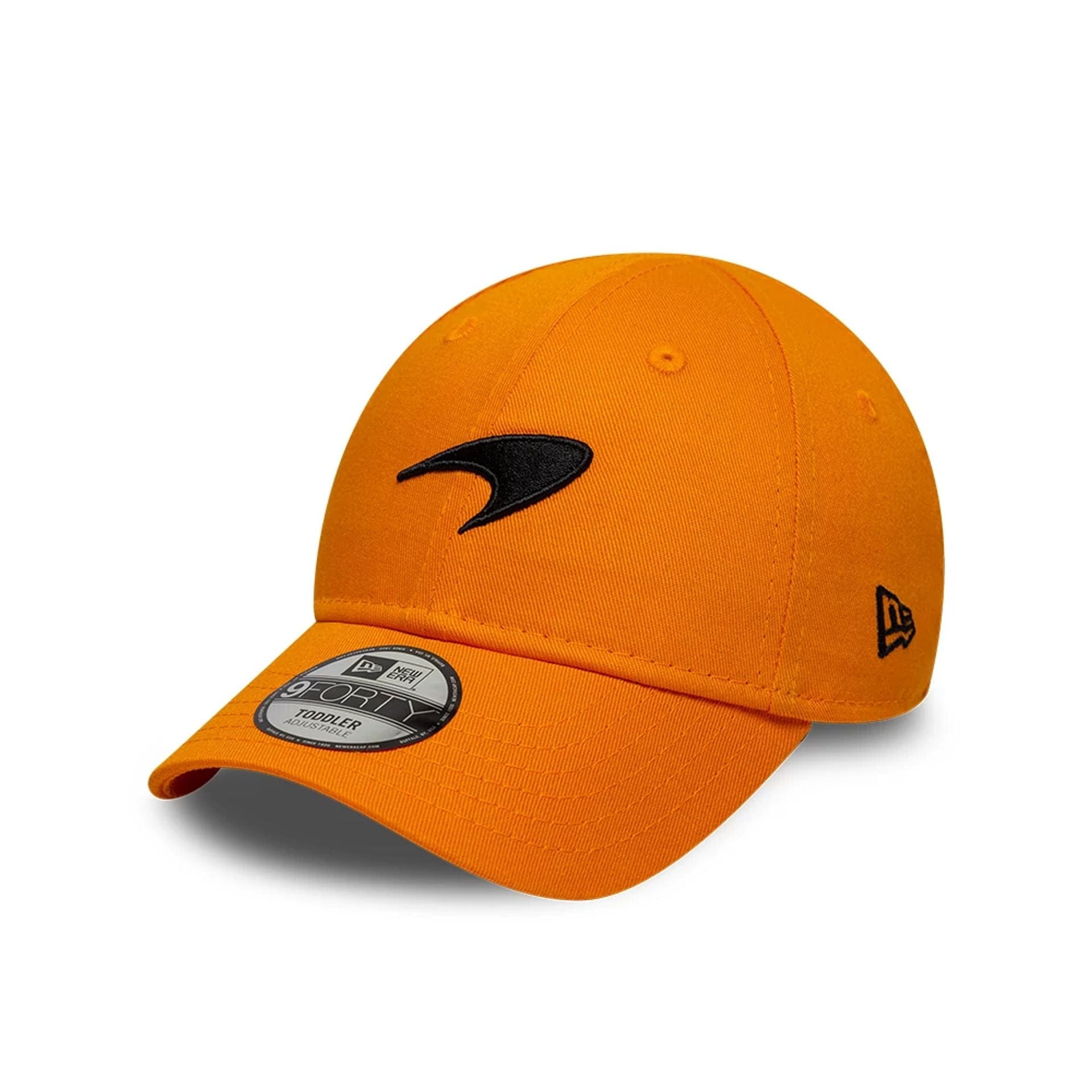 This is a McLaren Racing Toddler Orange 9FORTY Adjustable Cap 1