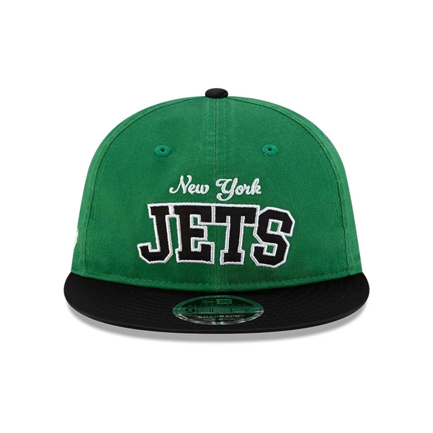 This is a New York Jets NFL Historic Green Retro Crown 9FIFTY Snapback Adjustable Cap 2