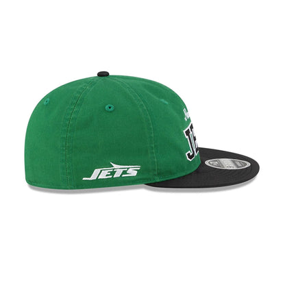 This is a New York Jets NFL Historic Green Retro Crown 9FIFTY Snapback Adjustable Cap 4