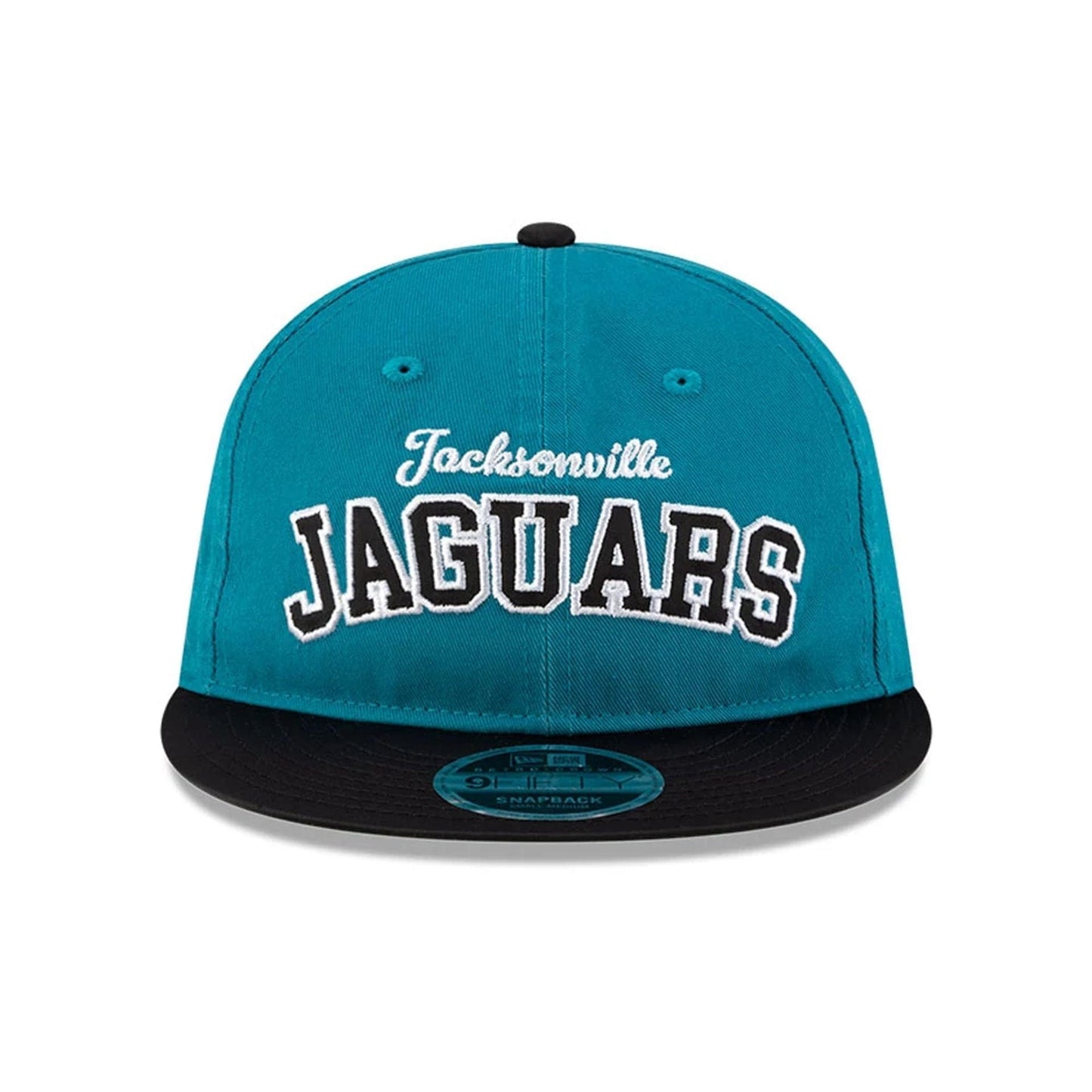 This is a Jacksonville Jaguars NFL Historic Turquoise Retro Crown 9FIFTY Snapback Adjustable Cap 3