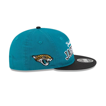 This is a Jacksonville Jaguars NFL Historic Turquoise Retro Crown 9FIFTY Snapback Adjustable Cap 5