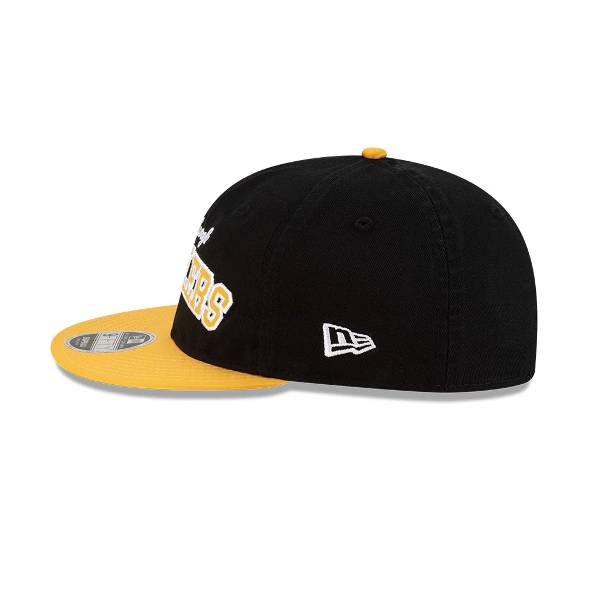 This is a Pittsburgh Steelers NFL Historic Black Retro Crown 9FIFTY Snapback Adjustable Cap 5