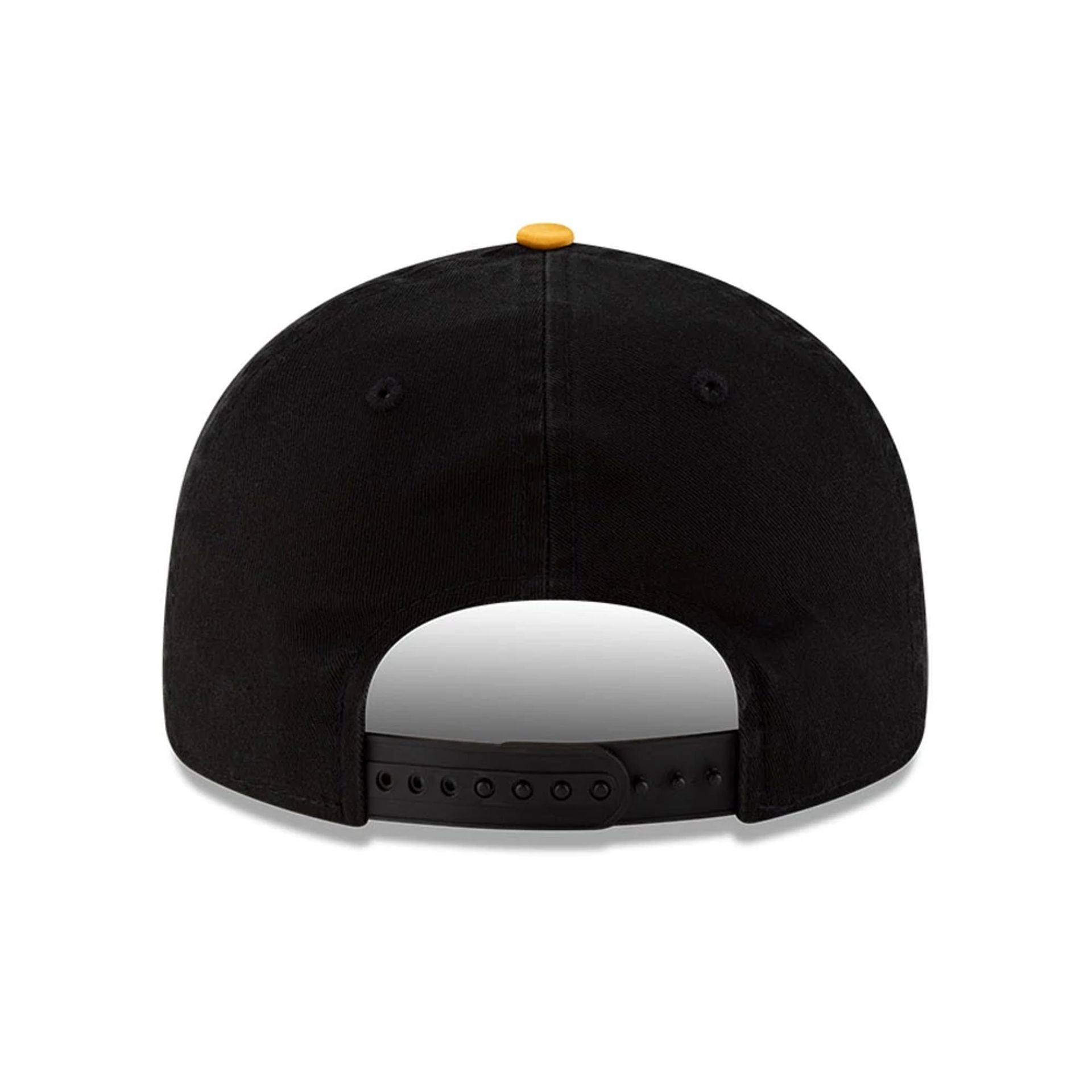 This is a Pittsburgh Steelers NFL Historic Black Retro Crown 9FIFTY Snapback Adjustable Cap 7