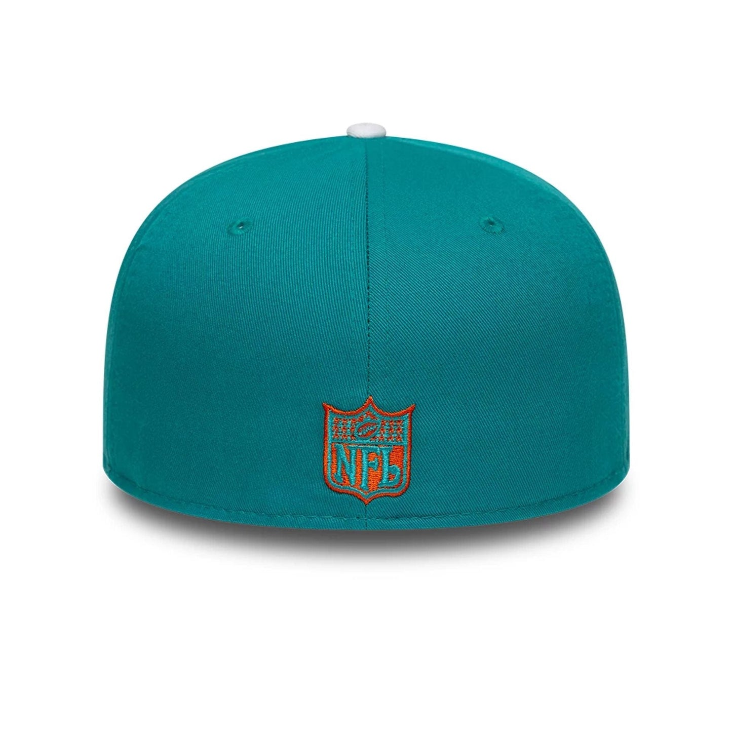 This is a Miami Dolphins NFL International Games 2025 Turquoise 59FIFTY Fitted Cap 7