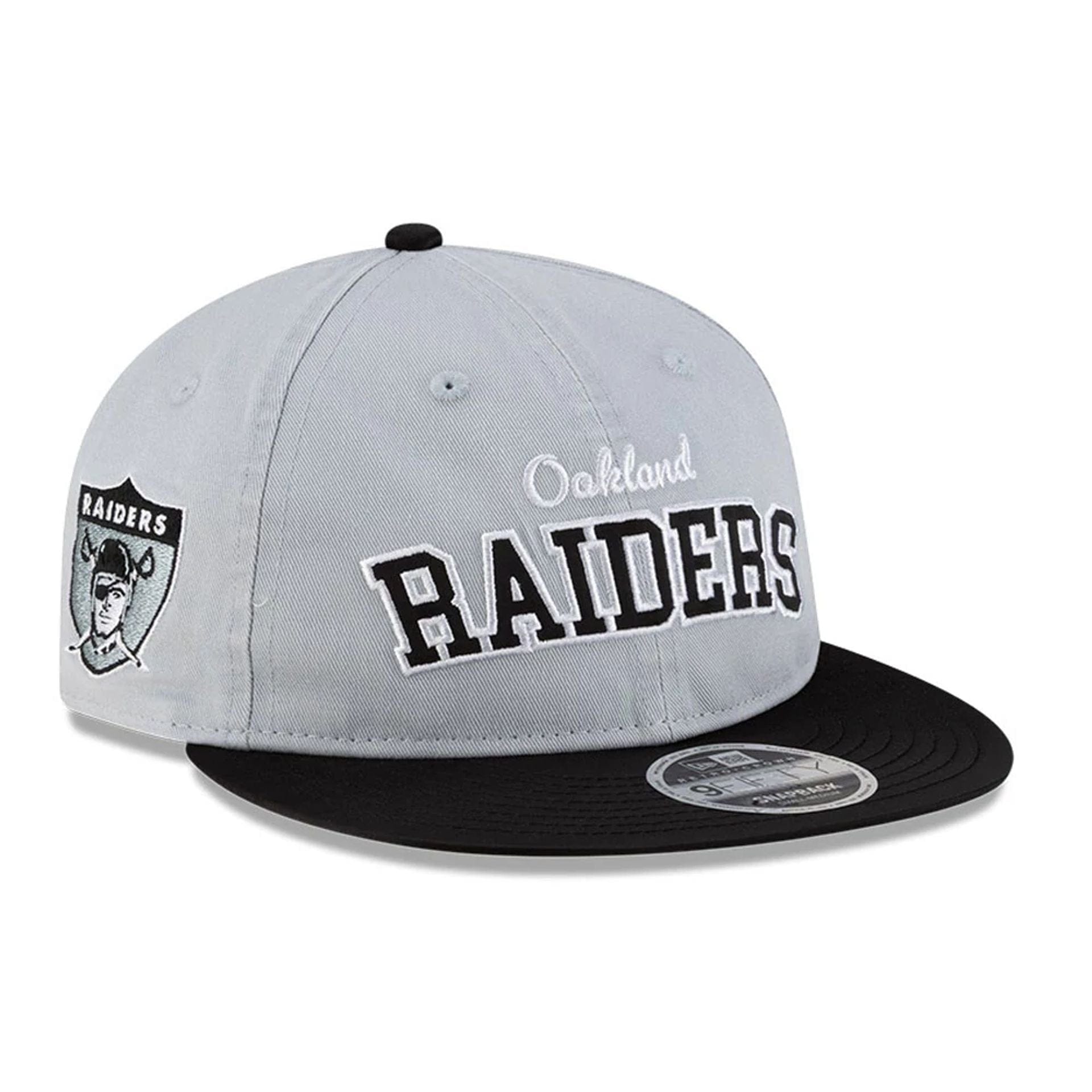 NFL Historic Las Vegas Raiders Grey Retro Crown 9FIFTY Cap | NEC EU