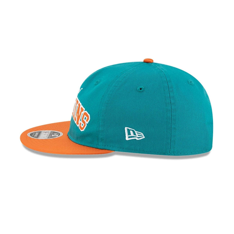 This is a Miami Dolphins NFL Historic Turquoise Retro Crown 9FIFTY Snapback Adjustable Cap 5