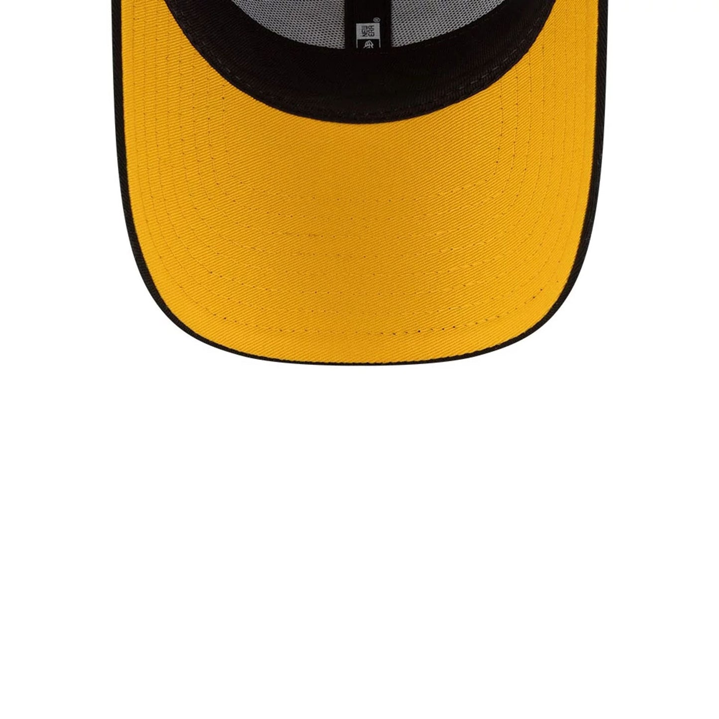 This is a Pittsburgh Steelers NFL Dublin Game 2025 Black 9FORTY Adjustable Cap 2