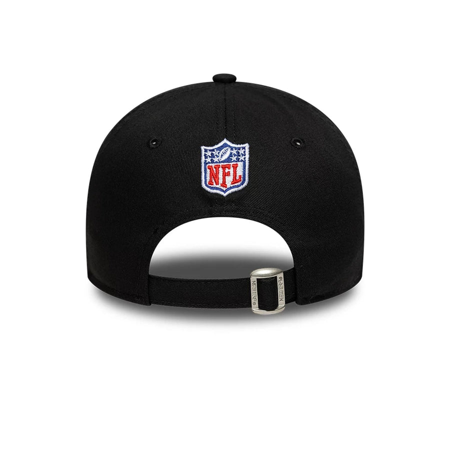 This is a Shield Logo NFL Berlin Game 2025 Black 9TWENTY Adjustable Cap 4