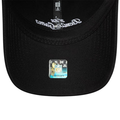 This is a Shield Logo NFL Berlin Game 2025 Black 9TWENTY Adjustable Cap 7