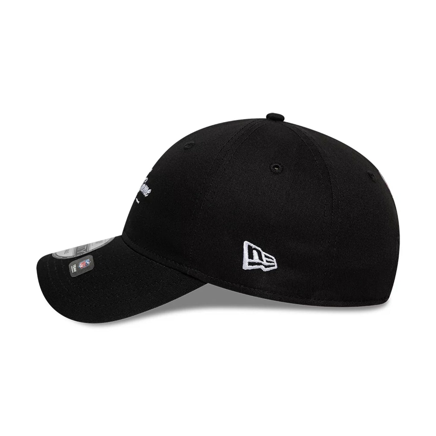 This is a Shield Logo NFL Berlin Game 2025 Black 9TWENTY Adjustable Cap 5