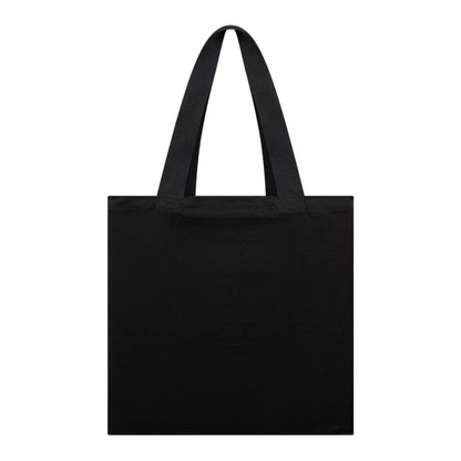 This is a Shield Logo NFL Madrid Game 2025 Black Tote Bag  2