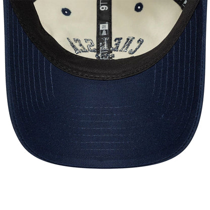 This is a Chelsea FC Lion Crest College Light Beige 9TWENTY Adjustable Cap 7