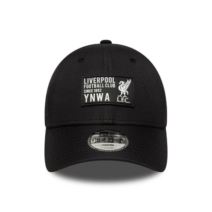 This is a Liverpool FC Ripstop Black 9FORTY M-Crown Adjustable Cap 2