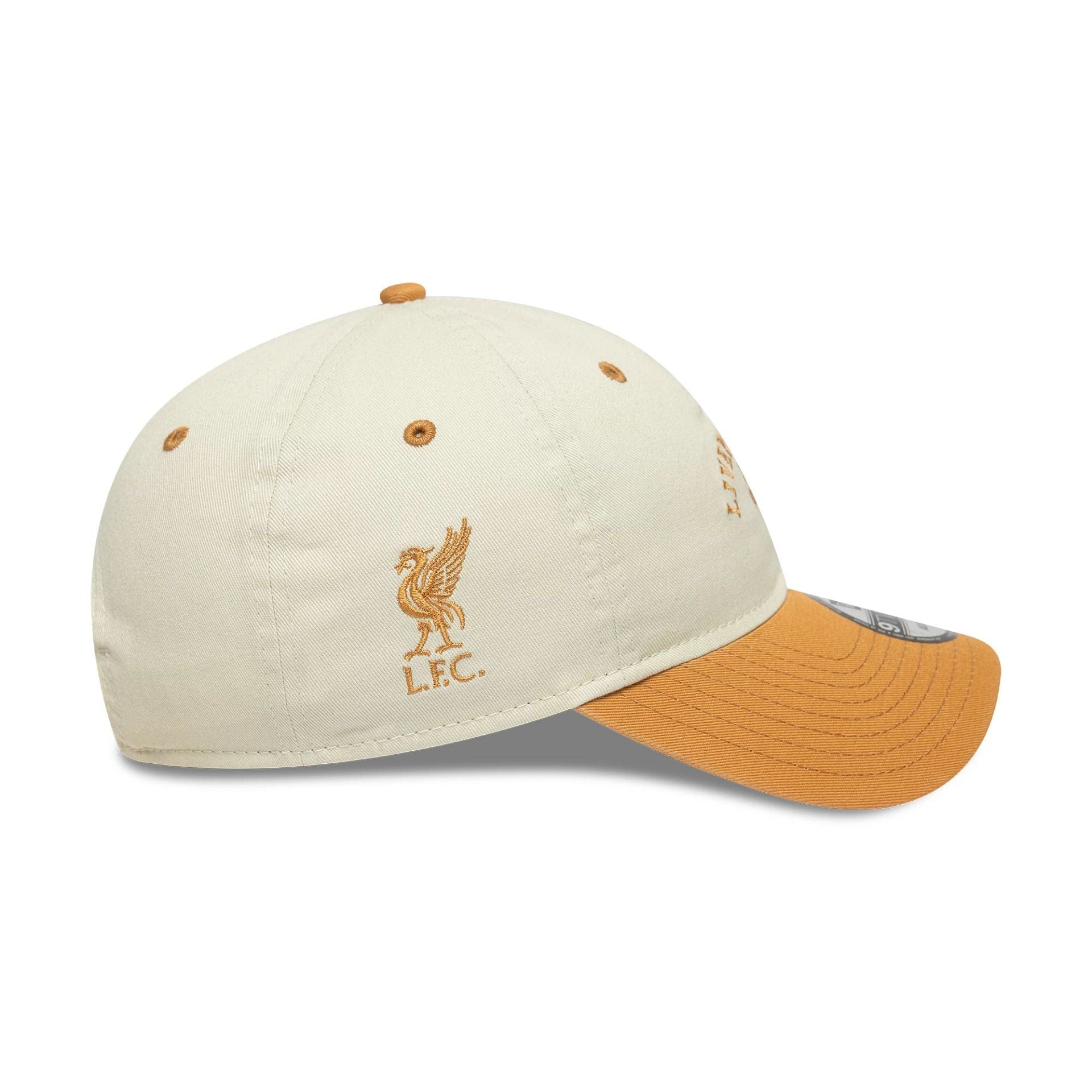 This is a Liverpool FC Contrast Light Beige 9TWENTY Adjustable Cap 4