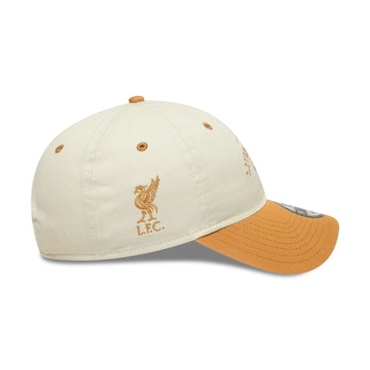This is a Liverpool FC Contrast Light Beige 9TWENTY Adjustable Cap 4