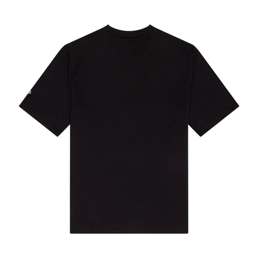 The Male model is wearing New Era Batter Up Graphic Black T-Shirt 2