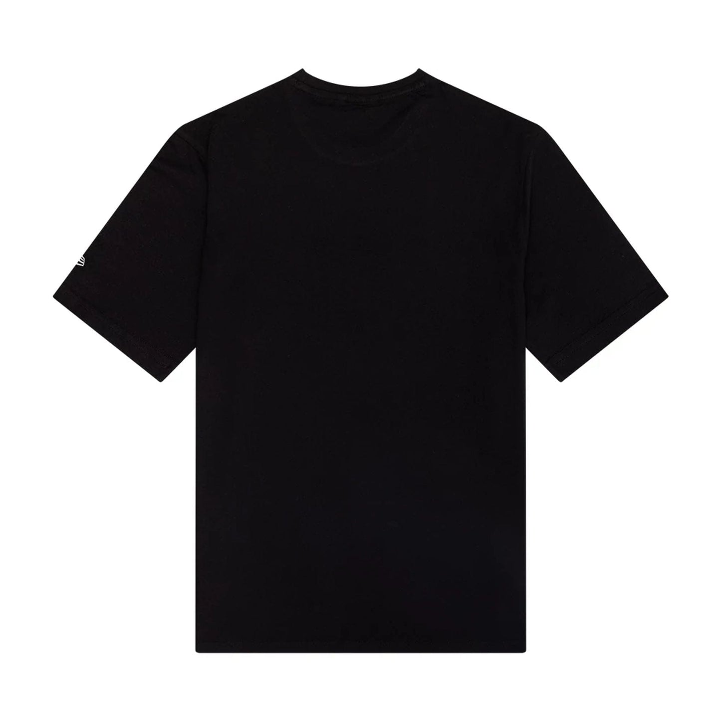 The Male model is wearing New Era Fun Graphic Black T-Shirt 2