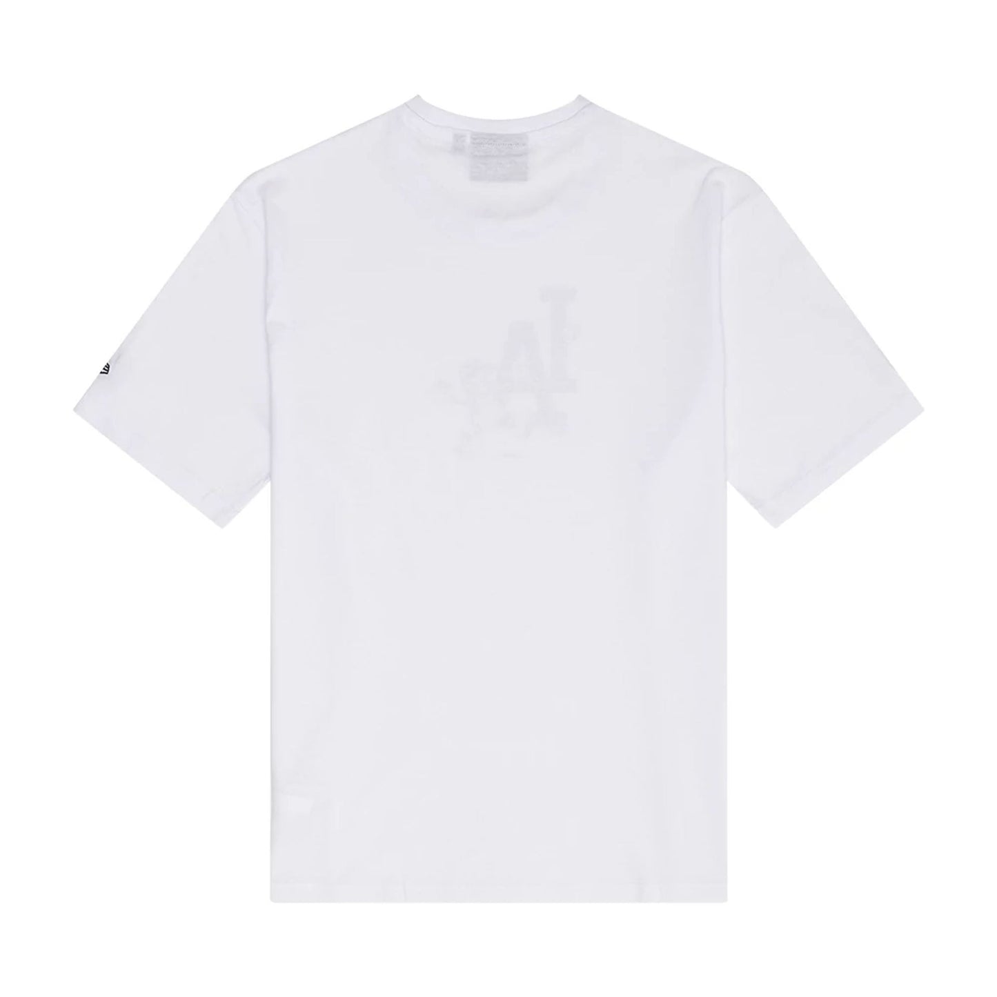 The Male model is wearing LA Dodgers MLB Food Graphic White T-Shirt 2