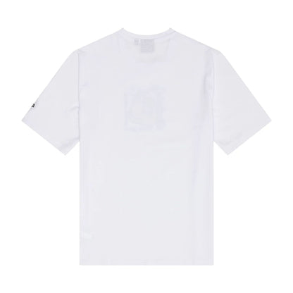 The Male model is wearing New Era Bear Graphic White T-Shirt 2