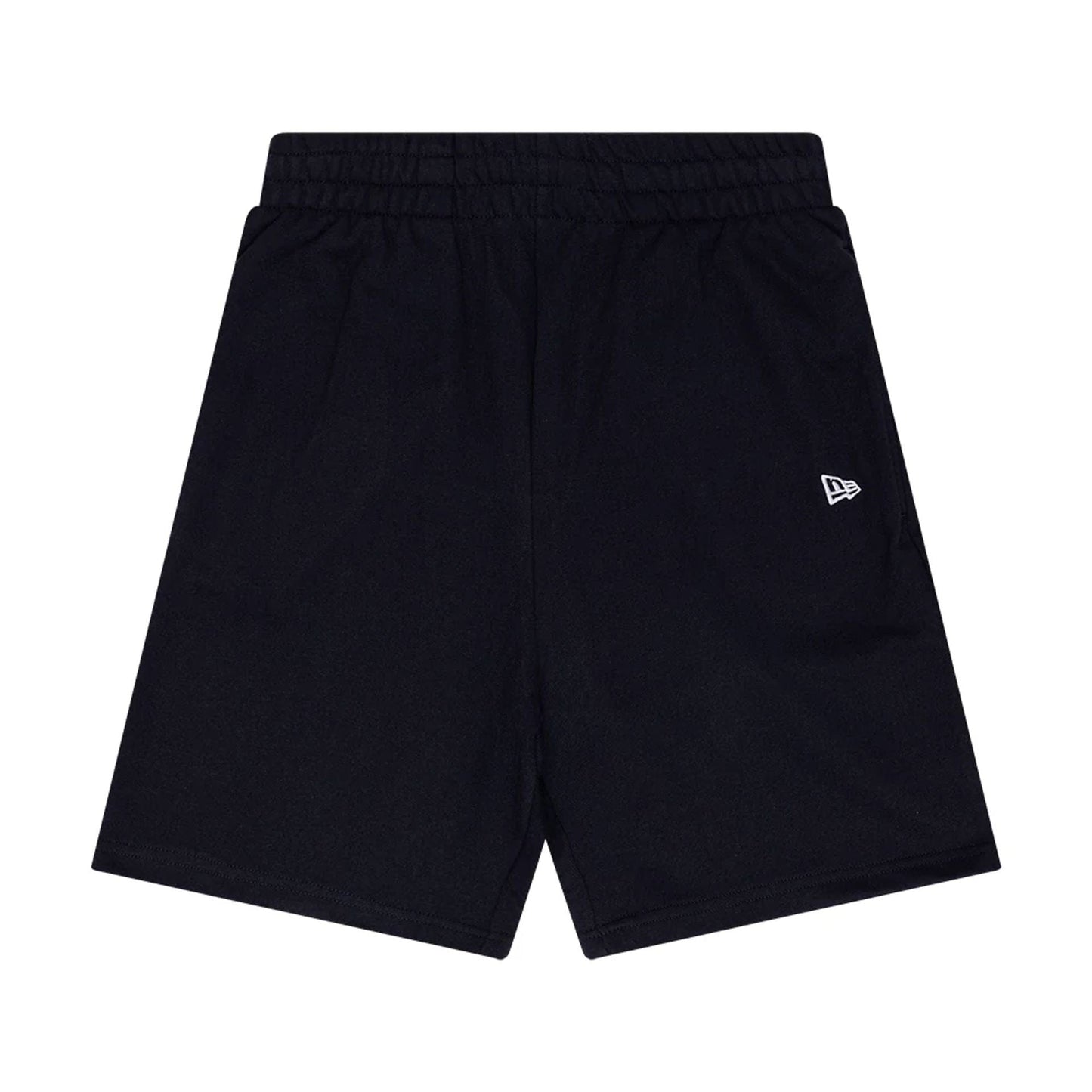 The Male model is wearing New Era Flag Navy Shorts 1