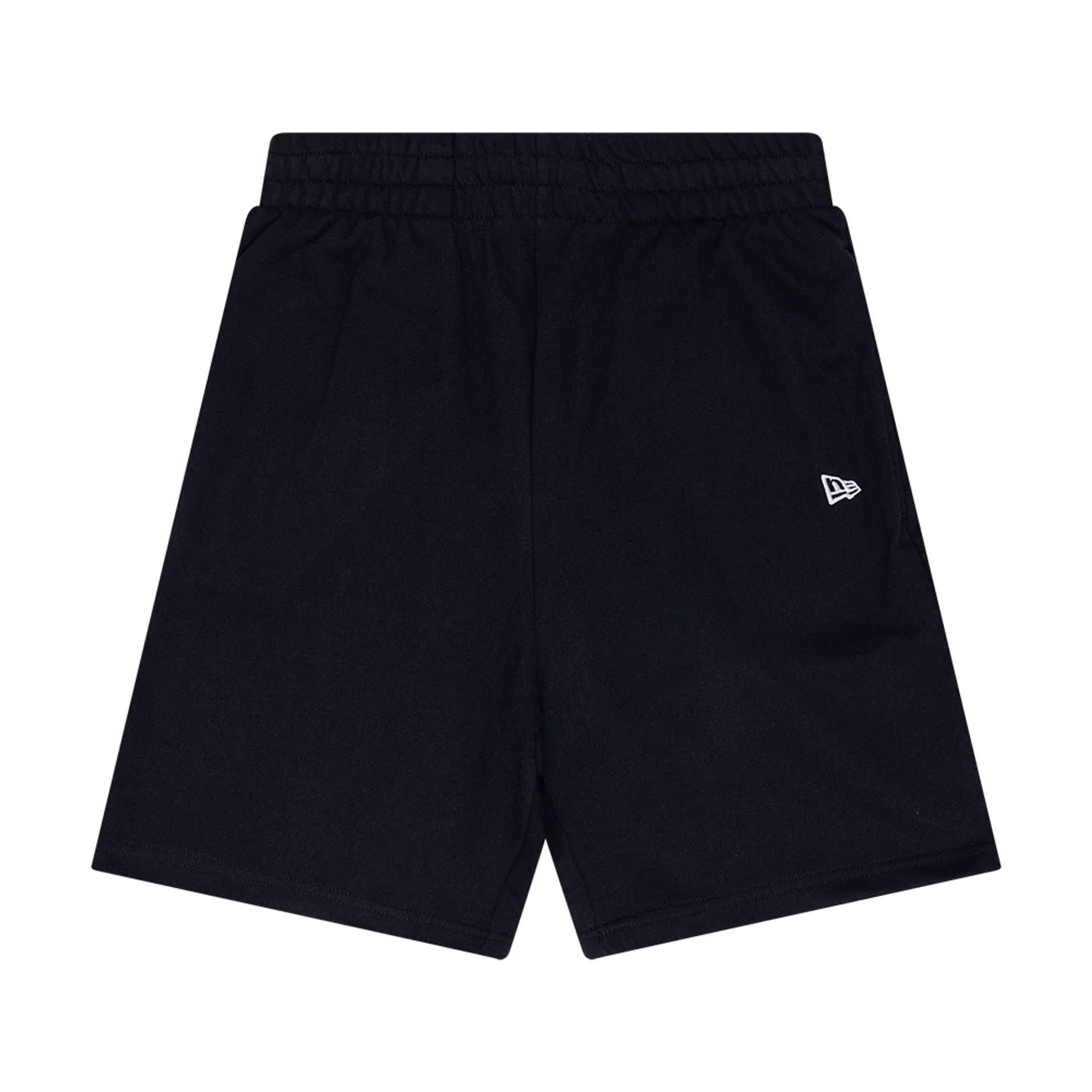 The Male model is wearing New Era Flag Navy Shorts 1