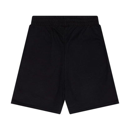 The Male model is wearing New Era Flag Black Shorts 2