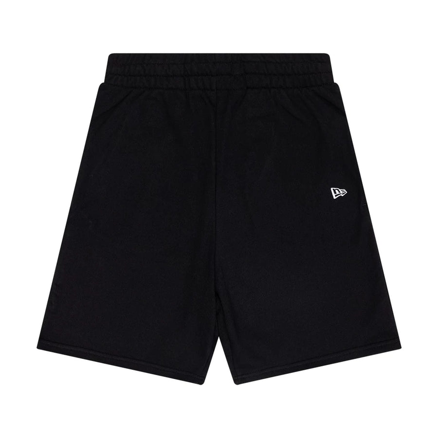 The Male model is wearing New Era Flag Black Shorts 1
