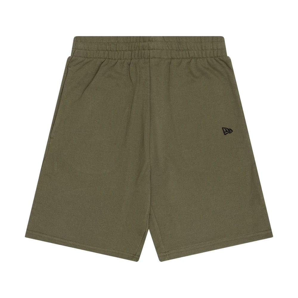 The Male model is wearing New Era Flag Green Shorts 1