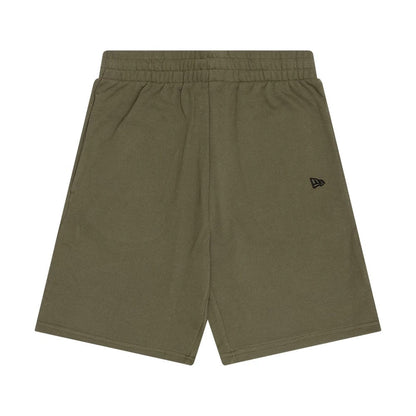 The Male model is wearing New Era Flag Green Shorts 1