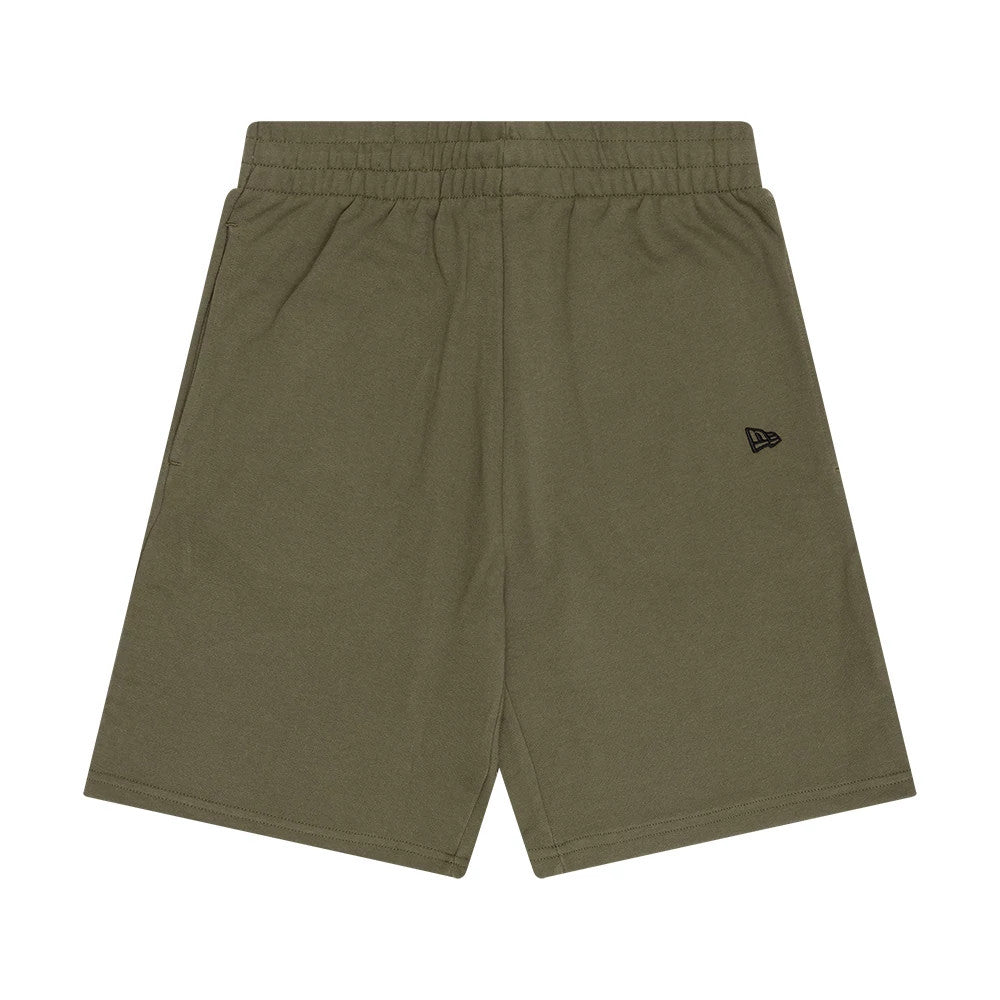 The Male model is wearing New Era Flag Green Shorts 1