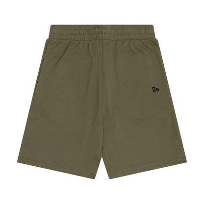 The Male model is wearing New Era Flag Green Shorts 1