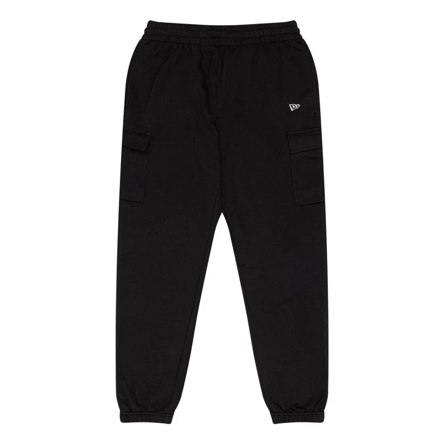 The Male model is wearing New Era Flag Black Cargo Joggers 1