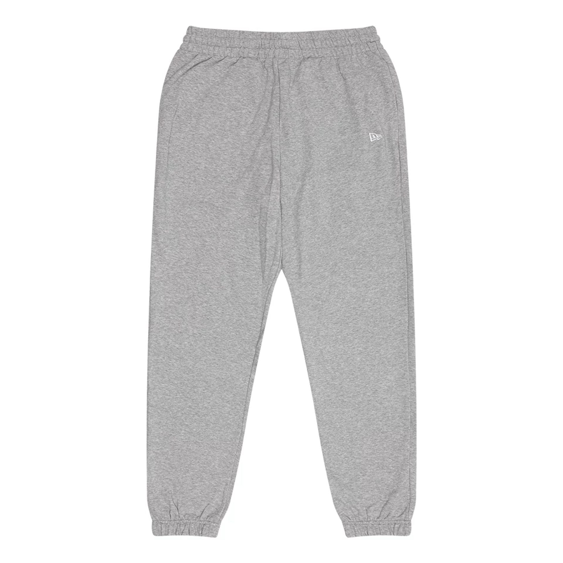 The Male model is wearing New Era Flag Grey Joggers 2