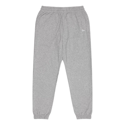 The Male model is wearing New Era Flag Grey Joggers 2