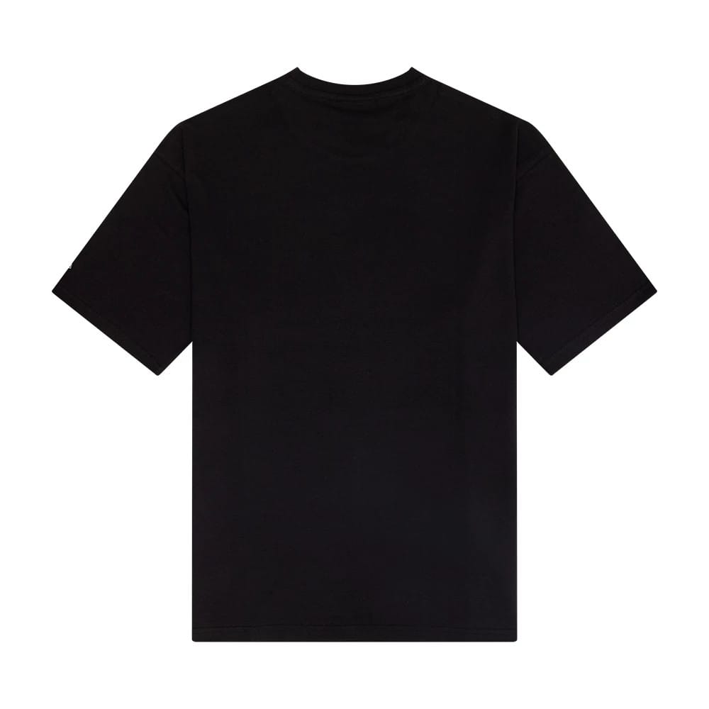 The Male model is wearing New Orleans Saints NFL Helmet Graphic Black T-Shirt 2