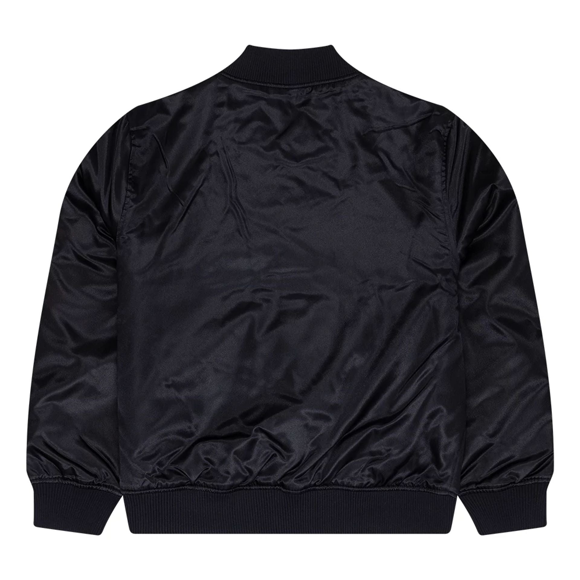 The Male model is wearing New Era Navy Bomber Jacket 2