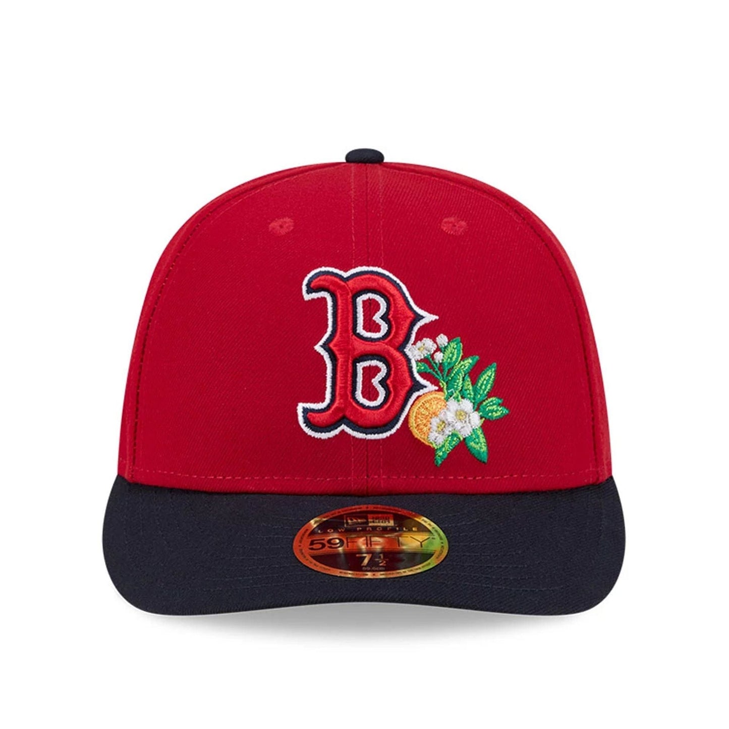 Pictured is this MLB Spring Training 2026 Boston Red Sox Low Profile 59FIFTY Fitted cap in red. 3