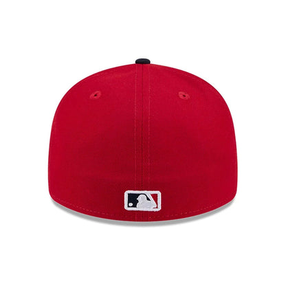 Pictured is this MLB Spring Training 2026 Boston Red Sox Low Profile 59FIFTY Fitted cap in red. 7
