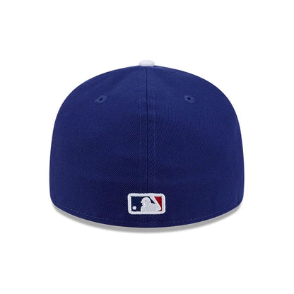 Pictured is this MLB Spring Training 2026 LA Dodgers Low Profile 59FIFTY Fitted cap in dark blue. 7