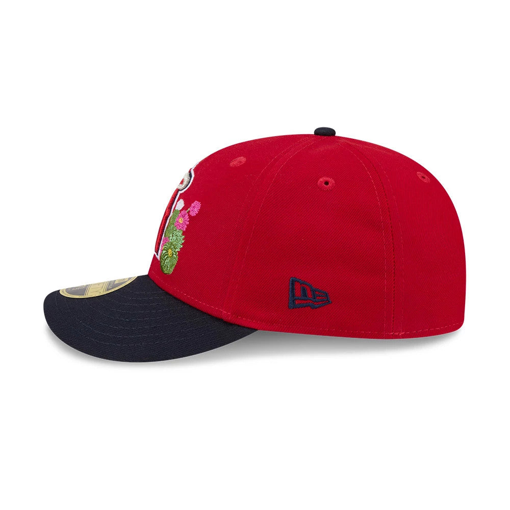 Pictured is this MLB Spring Training 2026 LA Angels Low Profile 59FIFTY Fitted cap in red. 6