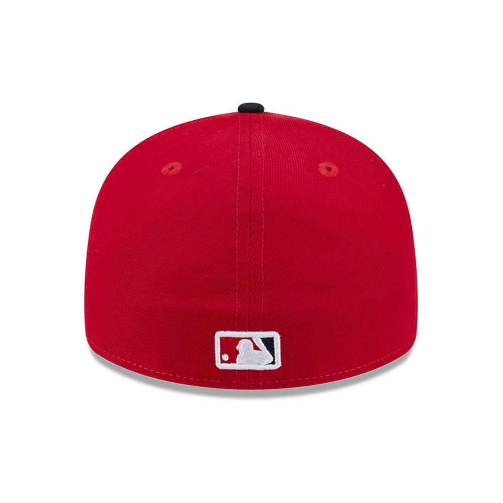 Pictured is this MLB Spring Training 2026 LA Angels Low Profile 59FIFTY Fitted cap in red. 7