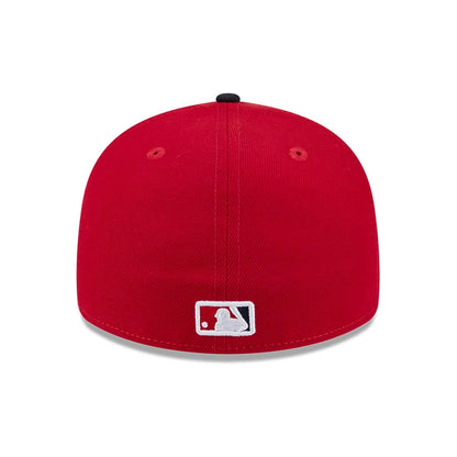 Pictured is this MLB Spring Training 2026 LA Angels Low Profile 59FIFTY Fitted cap in red. 7