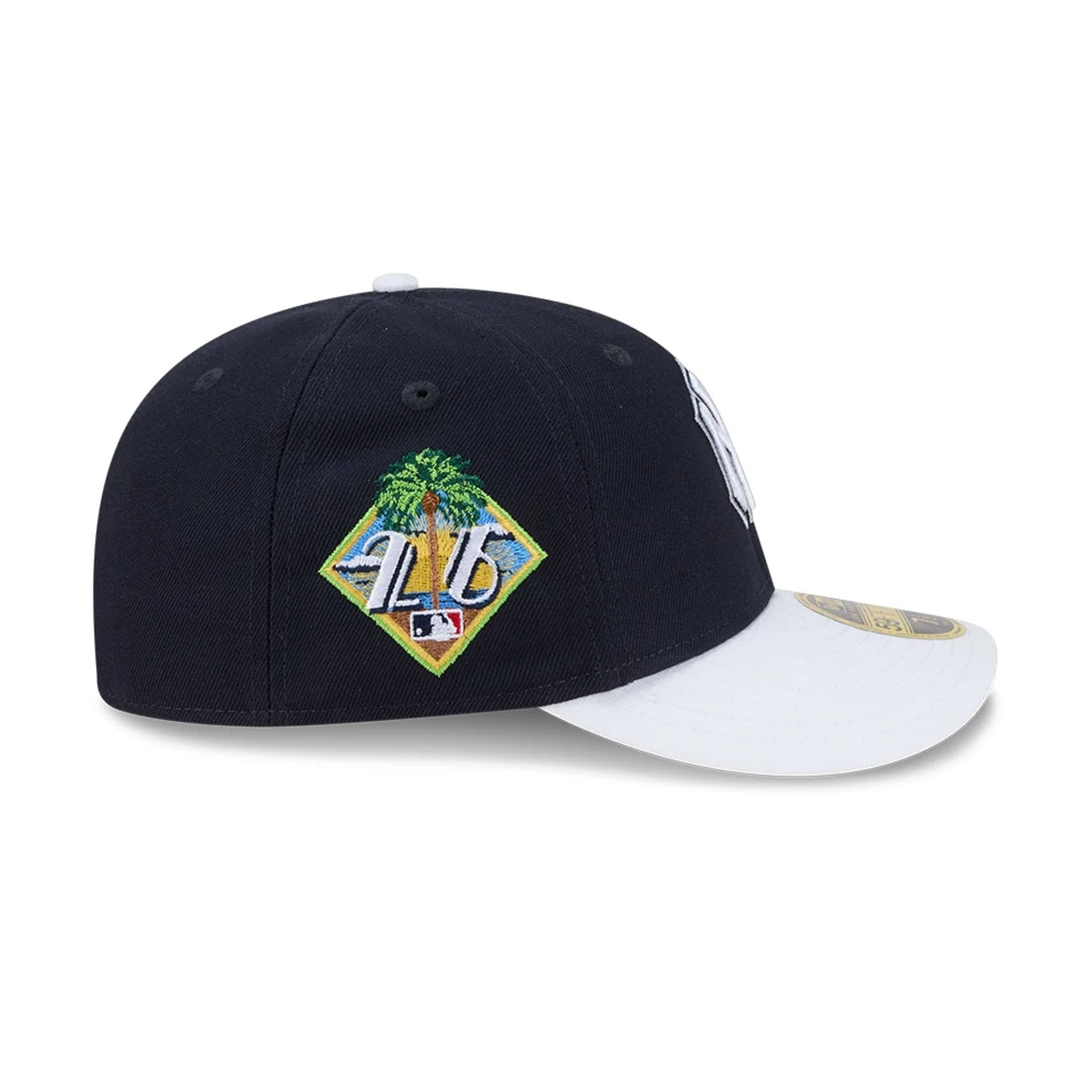 Pictured is this MLB Spring Training 2026 New York Yankees Low Profile 59FIFTY Fitted cap in navy. 5