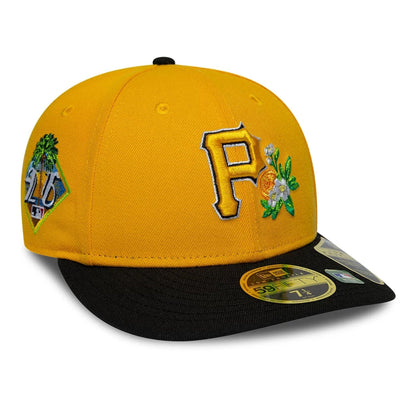 Pictured is this MLB Spring Training 2026 Pittsburgh Pirates Low Profile 59FIFTY Fitted cap in yellow. 1