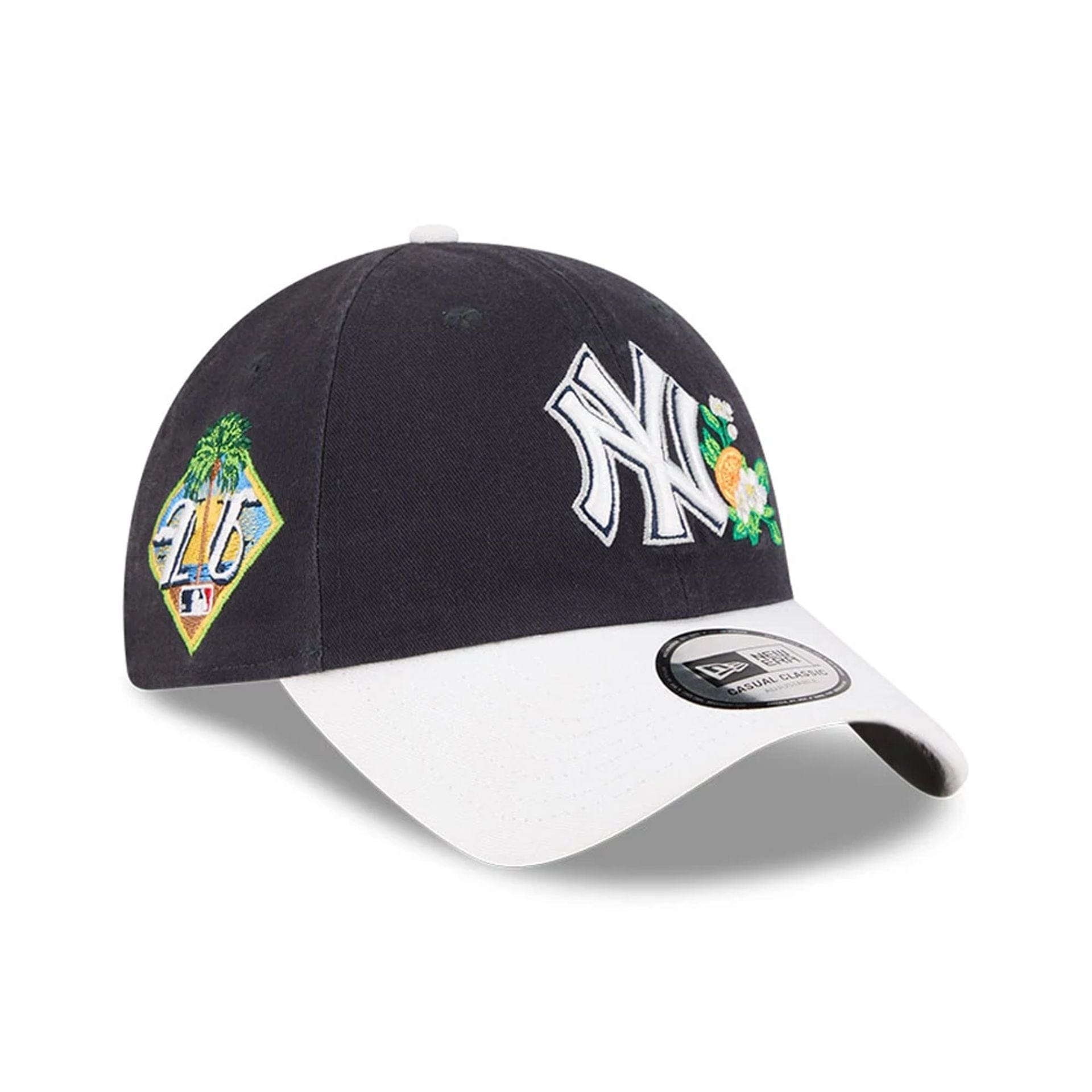 Pictured is this MLB Spring Training 2026 New York Yankees Casual Classic cap in navy. 1