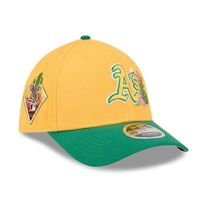 Pictured is this MLB Spring Training 2026 Athletics 39THIRTY M-Crown Stretch Fit cap in Yellow. 1