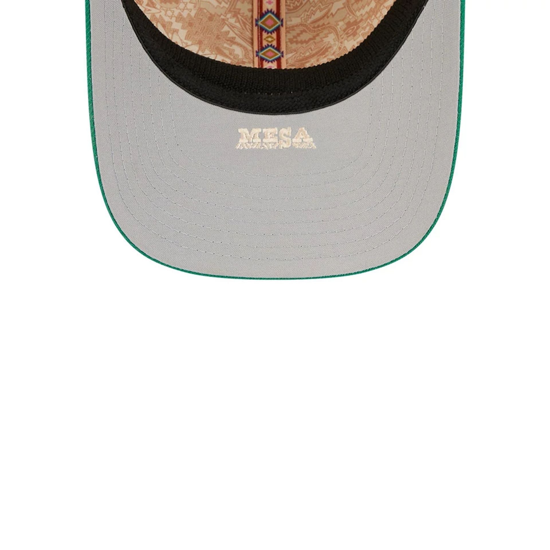 Pictured is this MLB Spring Training 2026 Athletics 39THIRTY M-Crown Stretch Fit cap in Yellow. 2