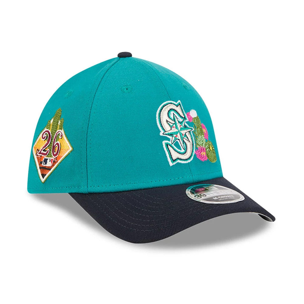 Steve Madden Sunglasses & Chili Pepper Baseball Cap Accessory Set Teal Green MLB Spring Training 2026 Mariners Green 39THIRTY M-Crown  main image 2