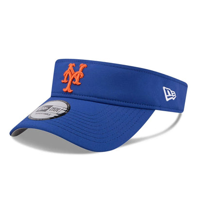 Pictured is this MLB Spring Training 2026 New York Mets Visor cap in blue. 4